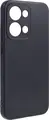 WOO Neo Soft Silicone Case for Oppo Reno 13 5G, Black, Slim Flexible Shockproof Cover with Microfiber Lining, Anti-Slip and Dust Resistant Protection
