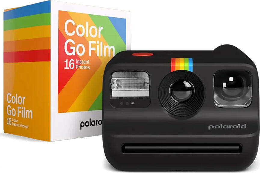 Polaroid Instant Camera GO Gen 2 Everything Box + Color Films 16 Sheets , Black