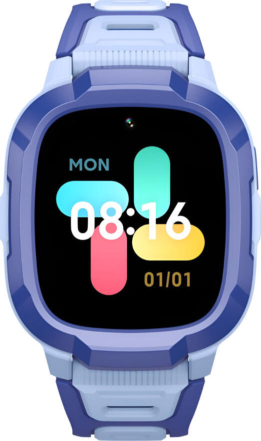 Mibro Kids Watch Phone P6 XPSWP004 4G Smartwatch for Children 6-12 Years, Blue, 1.4 inch TFT Display, 2MP Camera, 900mAh Battery, GPS GLONASS LBS WiFi Positioning, 2 ATM Water Resistant, PC Material