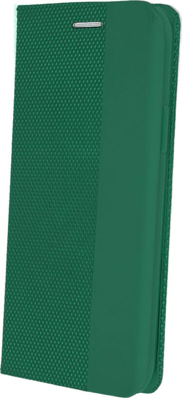 Husa Flip Wallet WOO pentru Xiaomi Redmi Note 14 5G, Verde, Protectie 360 Grade din Nailon Texturat cu Sloturi pentru Carduri si Suport Integrat