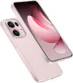 Чехол WOO для Oppo Reno 13 Pro 5G, прозрачный противоударный кейс из мягкого TPU, защита от отпечатков пальцев и скольжения с приподнятыми краями