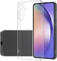 WOO Clear Case for Samsung Galaxy A36 5G, Ultra-Slim Premium TPU Transparent Cover, Shockproof Anti-Yellowing Protective Case with Reinforced Edges