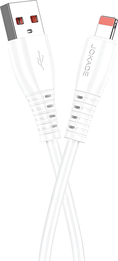 Jokade Cable USB-A to Lightning 5A 1M JA043, White