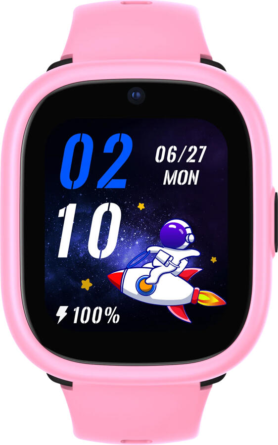 Ceas Inteligent pentru Copii Lagenio K3 4G Nano SIM, Roz, Pozitionare GPS Wi-Fi LBS A-GPS, Rezistenta la Apa IP68, Alerte SOS, Control Parental prin Aplicatie
