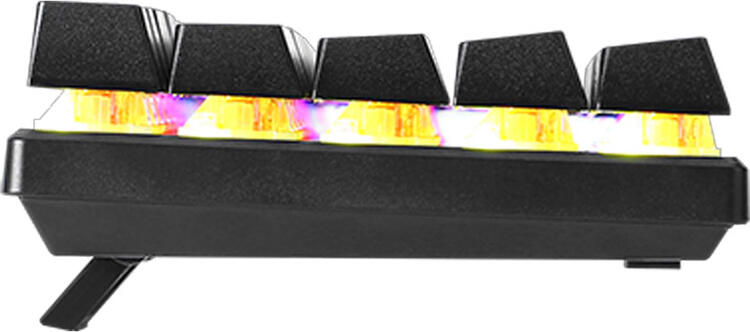 Xtrike Me GK-916 Mechanical Gaming Keyboard, 61 Keys Compact Layout, Blue Tactile Switches, Rainbow LED Backlighting, Double-shot Keycaps, USB Wired