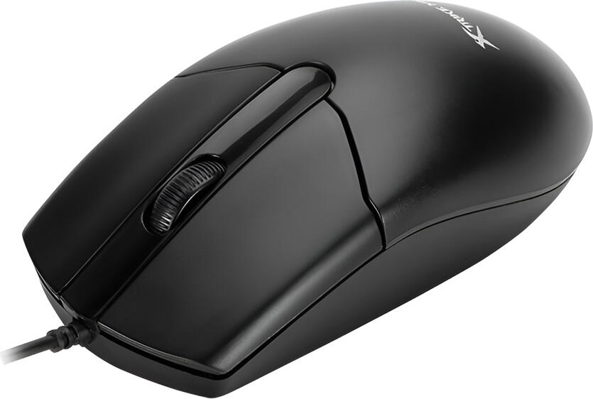 Xtrike Me GM-124 Wired Optical Gaming Mouse, 1000 DPI, 3 Buttons, Ergonomic Right-Handed Design, Durable Plastic, USB, Color: BK