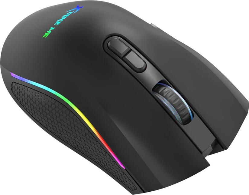 Xtrike Me GM-314 Wired Gaming Mouse, Optical Sensor up to 7200 DPI, 7 Buttons, Dynamic RGB Backlight, Ergonomic Anti-Slip Design, Braided USB Cable