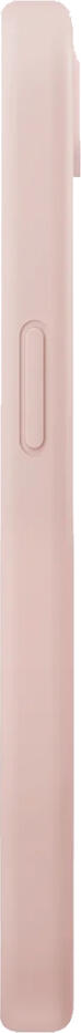 Uniq Lino Hybrid Magclick Charging Case for iPhone 16E, 17E, Shock-Resistant TPU Silicone with Microfiber Lining, MagClick Wireless Charging, Pink