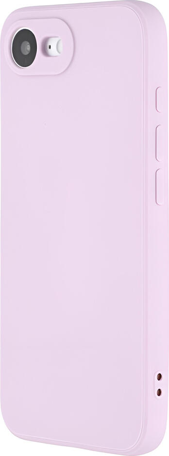 WOO Liquid Silicone Case for iPhone 16E and iPhone 17E, Purple, Shockproof Slim Matte Cover with Microfiber Lining and Raised Camera Protection, Standard Protection