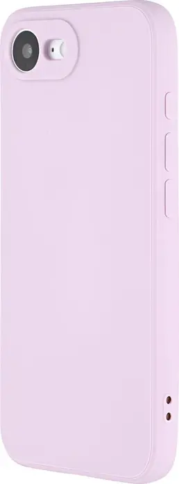 WOO Liquid Silicone Case for iPhone 16E and iPhone 17E, Purple, Shockproof Slim Matte Cover with Microfiber Lining and Raised Camera Protection, Standard Protection