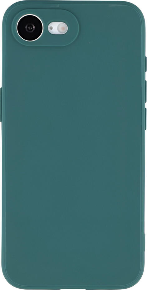 Husa WOO din Silicon Lichid pentru iPhone 16E si iPhone 17E, Culoare Verde, Protectie Shockproof Slim cu Captusala din Microfibra si Margini Ridicate