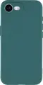 Husa WOO din Silicon Lichid pentru iPhone 16E si iPhone 17E, Culoare Verde, Protectie Shockproof Slim cu Captusala din Microfibra si Margini Ridicate