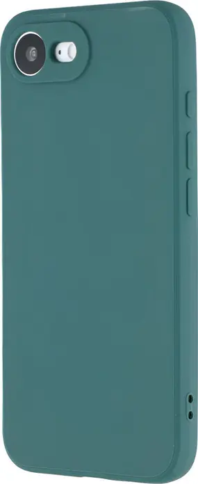 Husa WOO din Silicon Lichid pentru iPhone 16E si iPhone 17E, Culoare Verde, Protectie Shockproof Slim cu Captusala din Microfibra si Margini Ridicate