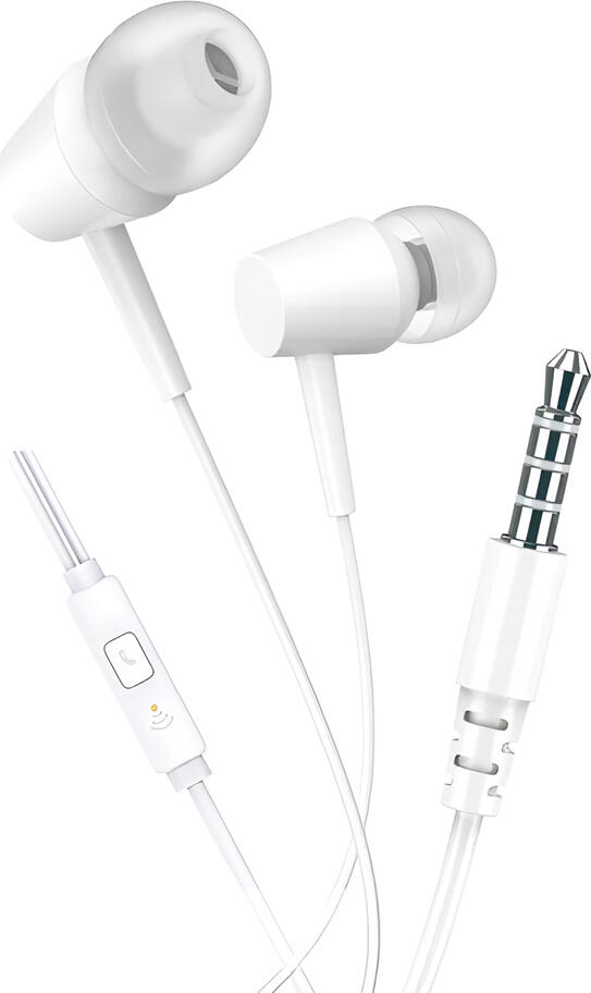Jokade Earphones 3.5mm with Mic JD061, White