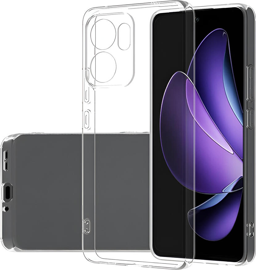 WOO Case for Oppo Reno 13F / 13FS, Protective Soft TPU Transparent Cover, Color: Clear
