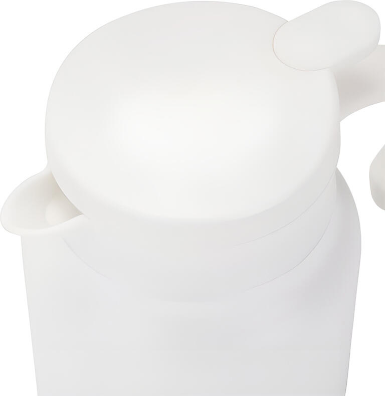 Aichiw AI-L68 Thermos Teapot, 800ml, White, Double-Wall Vacuum Insulated Stainless Steel, with Removable Tea Infuser and Anti-Slip Bottom