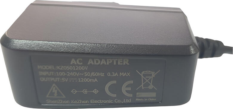 Sonoff GK-200MP2-B AC/DC Power Adapter, 5V 1200mA Output, 100-240V Input, 1.2m Cable, Black ABS Housing, CE Certified for Security Cameras