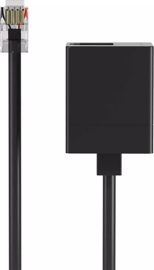 Удлинительный кабель для датчиков Sonoff RL560 5м RJ9 4P4C для серий TH Elite и TH Origin, совместим с датчиками THS01, DS18B20, MS01, WTS01, черный