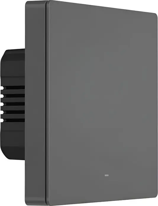 Sonoff SwitchMan M5 Wi-Fi Smart Wall Switch, 1-gang, Neutral Wire Required, App and Voice Control, Timer and Inching Settings, Dim Gray