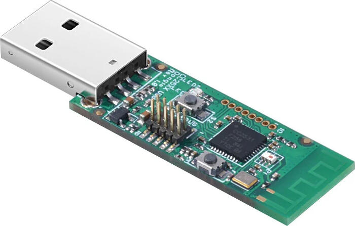 Dongle USB Sonoff CC2531 Zigbee Coordinator, Standard IEEE 802.15.4, Compatibil cu Home Assistant si Zigbee2MQTT, Placa PCB cu Antena Inverted-F