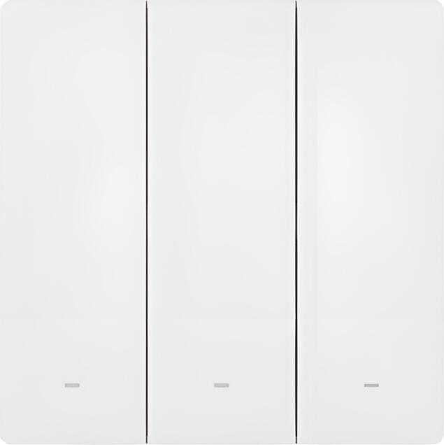 Sonoff SwitchMan M5 Matter 3-Gang Smart Light Switch, Wi-Fi 2.4GHz, Apple Home Google Home Alexa SmartThings Compatible, Neutral Required, White PC V0