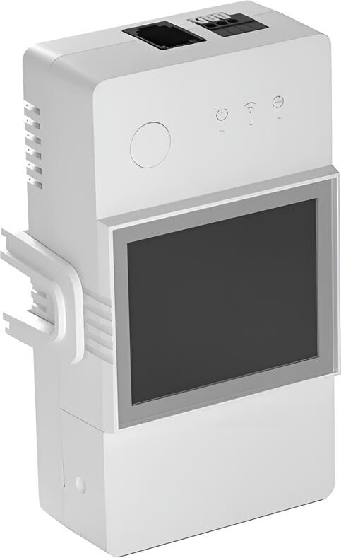 Sonoff TH Elite THR320D Smart Temperature and Humidity Monitoring Switch, 20A Max Load, LCD Display, Wi-Fi, eWeLink App, LAN Support, Dry Contact