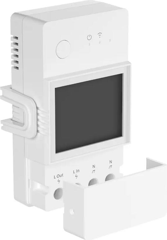 Sonoff POW Elite Smart Power Meter Switch Wi-Fi POWR316D POWR320D with LCD Display, eWeLink App, Alexa Google Assistant, DIN Rail Mount, 20A