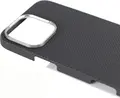 Чехол VANTA Carbon Ring Plain 600D MagSafe для iPhone 16, Черный, Жесткий Кейс с Текстурой из Углеродного Волокна и Защитой Камеры
