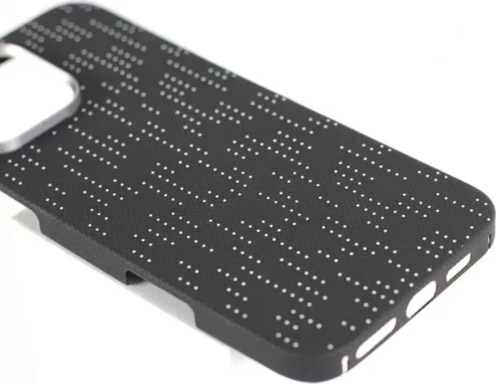 Чехол VANTA Carbon Silkscreen Fleck MagSafe для iPhone 16, ударопрочный защитный кейс из углеродного волокна и TPU с магнитным кольцом
