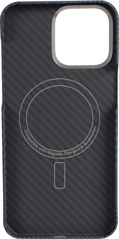 VANTA Carbon Ring Weaving M MagSafe Case for iPhone 16, Shock-Resistant Carbon Fiber and TPU Protective Cover with Integrated Magnetic Ring