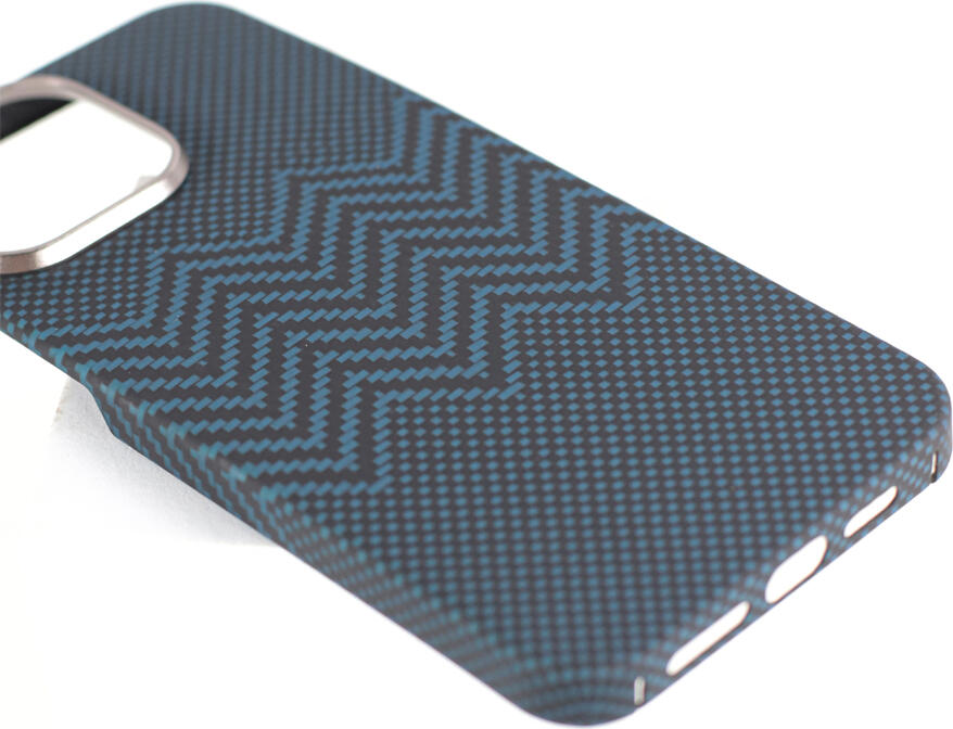 Чехол VANTA Carbon Ring Weaving M MagSafe для iPhone 16 Pro, противоударный кейс из углеродного волокна и TPU с магнитным кольцом