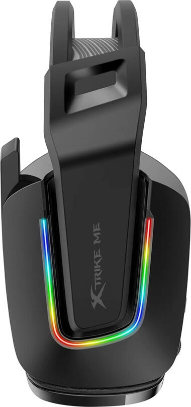 Casca Gaming cu Fir Xtrike Me GH-712, Difuzoare 50mm, Iluminare Dinamica RGB, Microfon Omnidirectional, Cablu Impletit, pentru PC PS5 PS4 Xbox Switch