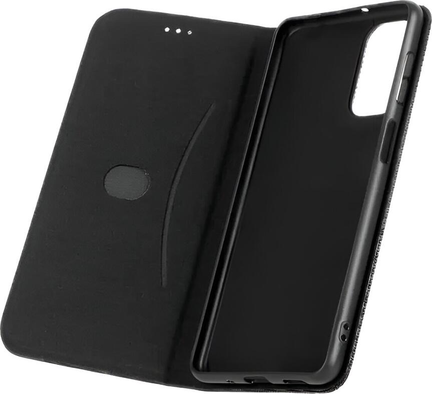 WOO Case for Oppo Reno 13F / 13FS, Black Nylon Shell Flip Case with Card Slots and Phone Holder
