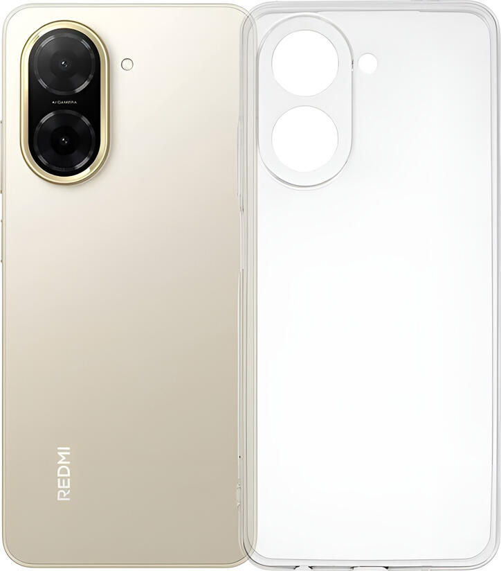 Husa WOO Transparenta din TPU pentru Redmi A5 si Poco C71, Cover Flexibil Shock-Absorbant, Protectie Anti-Zgarieturi si Praf WOOCTPSRDA5CL