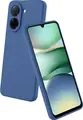 WOO Liquid Silicone Case for Redmi A5, Blue, Soft-Touch Protective Cover with Precise Cutouts for Ports and Camera, 173mm