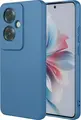 Husa Protectie WOO Silicone Neo Soft pentru Oppo A5 PRO, Culoare Albastru, Cover din Silicon Soft-Touch cu Decupaj Precize