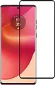 Helmet Diamond Glass 5D Tempered Glass Screen Protector for Motorola Edge 50, 9H Hardness Full Coverage Curved Edges Oleophobic Coating HMTGLMED50HBK