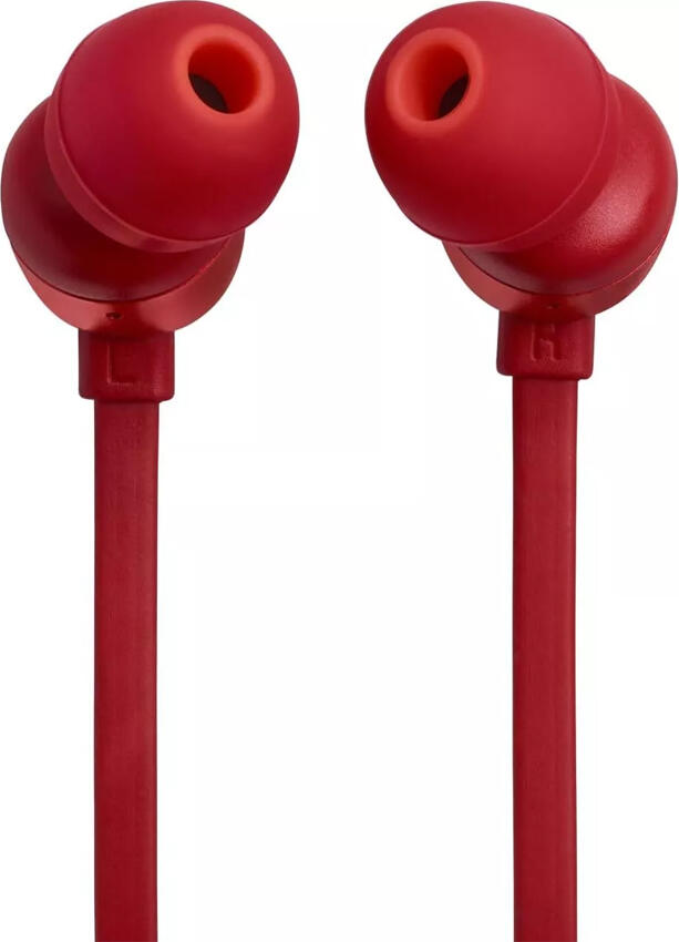 JBL Tune 310C USB-C Wired In-Ear Headphones - Red, with Hi-Res Audio, 9mm Dynamic Drivers, Pure Bass Sound, In-line Remote and Microphone