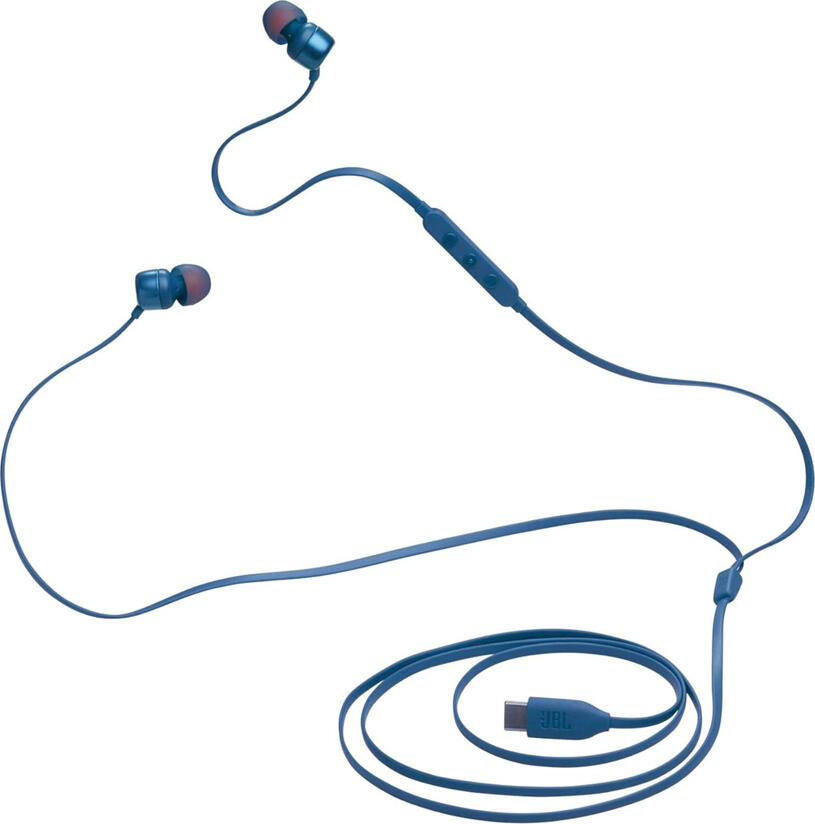 JBL Earphones Type-C with Mic Tune 310C, Blue