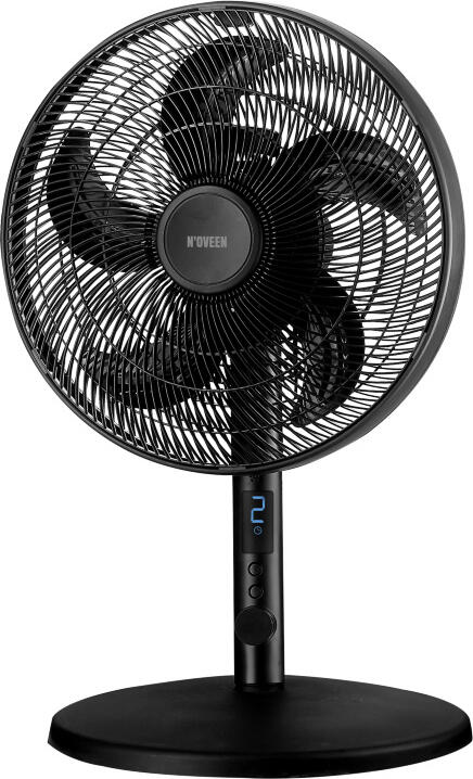 NOVEEN Standing Fan F535 2 in 1 standing and desk fan 16"/40cm, Black