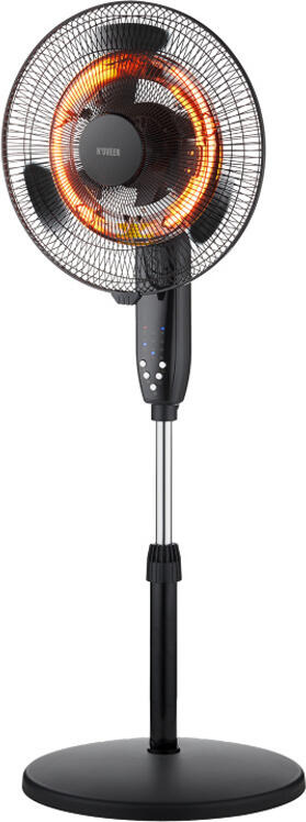 NOVEEN Standing Fan F740 2in1 with heating function Smart Tuya 16"/40cm, Black