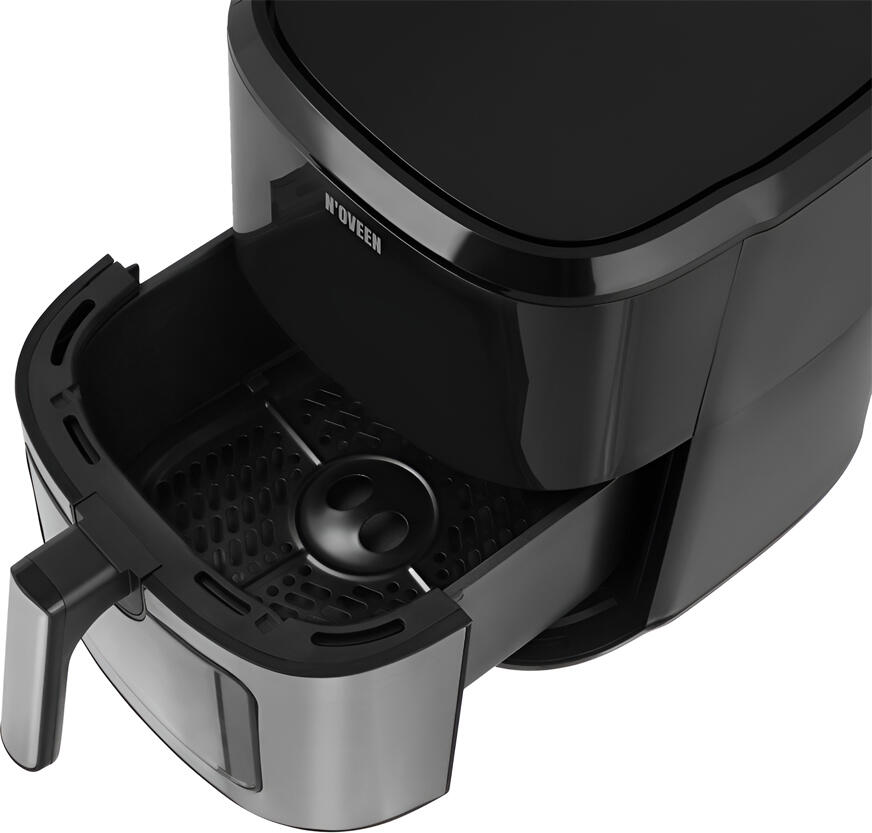 Frigitore cu Aer N'OVEEN AF770 X-LINE, Capacitate 6.5L, 10 Programe Automate, Panou Digital Touch LED, Fereastra de Vizualizare, Cos Teflon Antiaderent