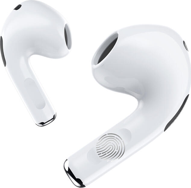Jokade JI029 Ruier Series 3rd Gen TWS In-ear Earbuds, Bluetooth V5.4 EDR, 13mm Composite Membrane Speaker, Low Latency 50ms for Gaming, White