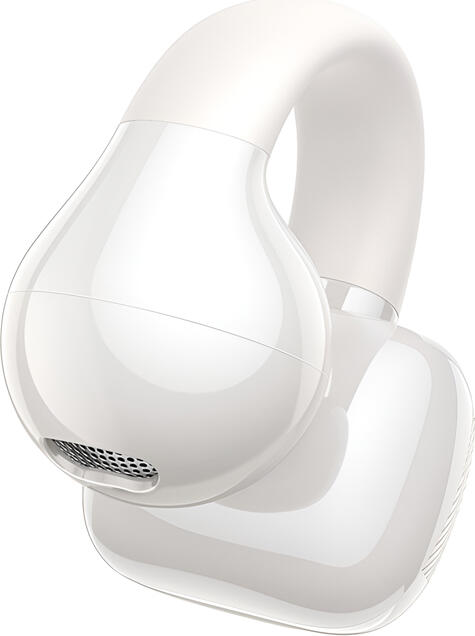 Беспроводные наушники UGREEN HiTune S3 WS209 Open-Ear Clip-On, Белый, Bluetooth 5.4, Титановый драйвер 12мм, AI ENC, Защита IPX5, до 24 часов работы