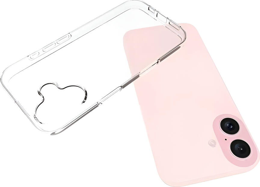 WOO Protective Case for iPhone 17, Clear Transparent TPU Shockproof Cover with Anti-Slip Surface, Scratch and Dust Resistant Minimalist Design