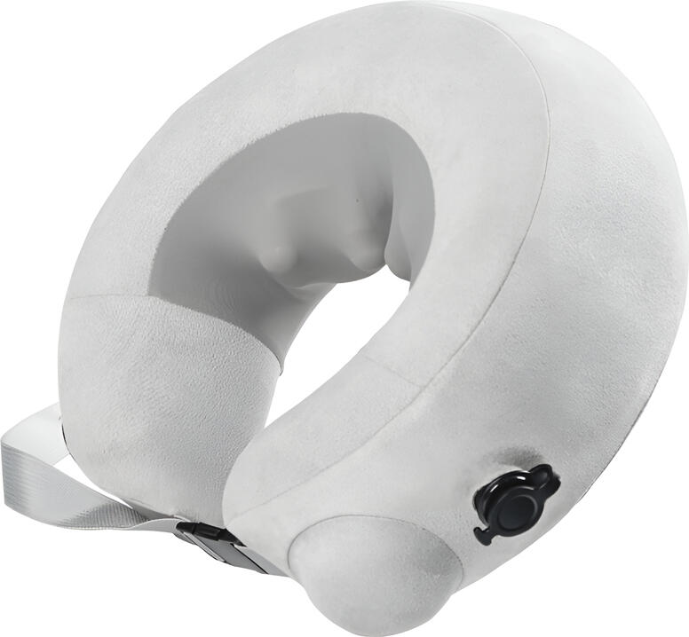 NO Brand Inflatable Cervical Massage Pillow Portable Kneading Neck