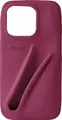Rhode Lip Tint Phone Case for Apple iPhone 16 Pro, Raspberry Jelly Silicone Protective Cover with Integrated Lip Treatment Holder Slot