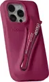 Rhode Lip Tint Phone Case for Apple iPhone 16 Pro, Raspberry Jelly Silicone Protective Cover with Integrated Lip Treatment Holder Slot