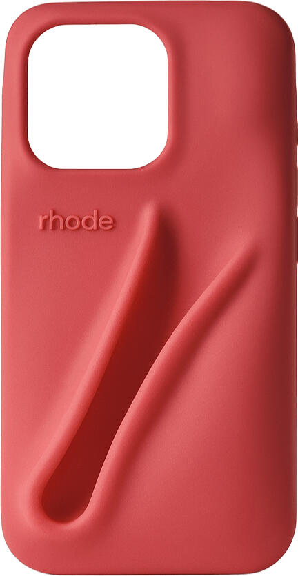 Rhode Lip Case for iPhone 16, Liquid Silicone Matte Protective Cover with Integrated Peptide Lip Treatment Slot, Shockproof Microfiber Lined Shell