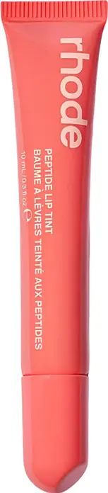 Чехол Rhode Lip Case для iPhone 16, цвет Peach Pit, защитный силиконовый чехол soft-touch с встроенным слотом для Peptide Lip Treatment или Tint, дизайн puffy